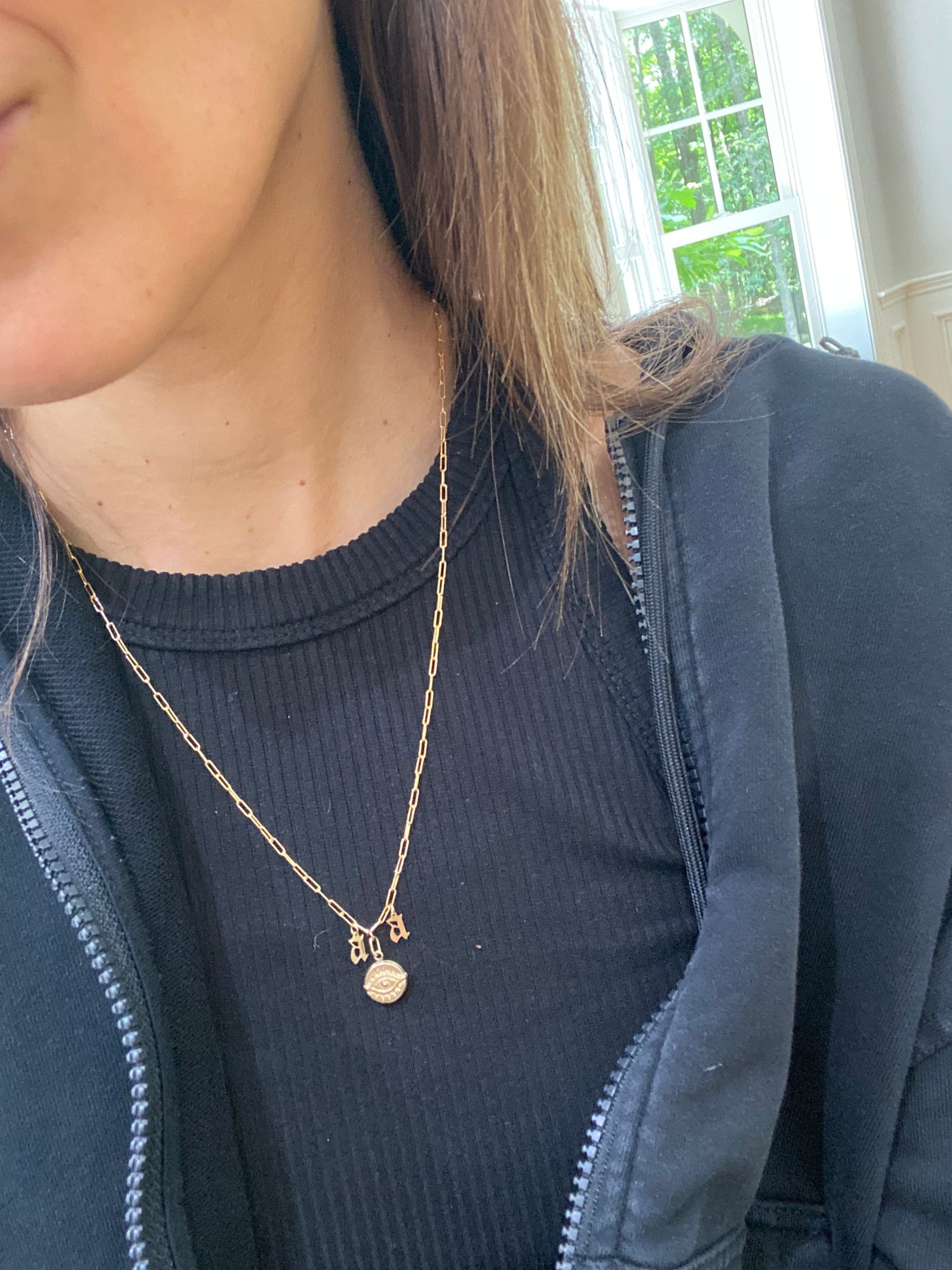 Small Gold-Filled Paperclip Necklace