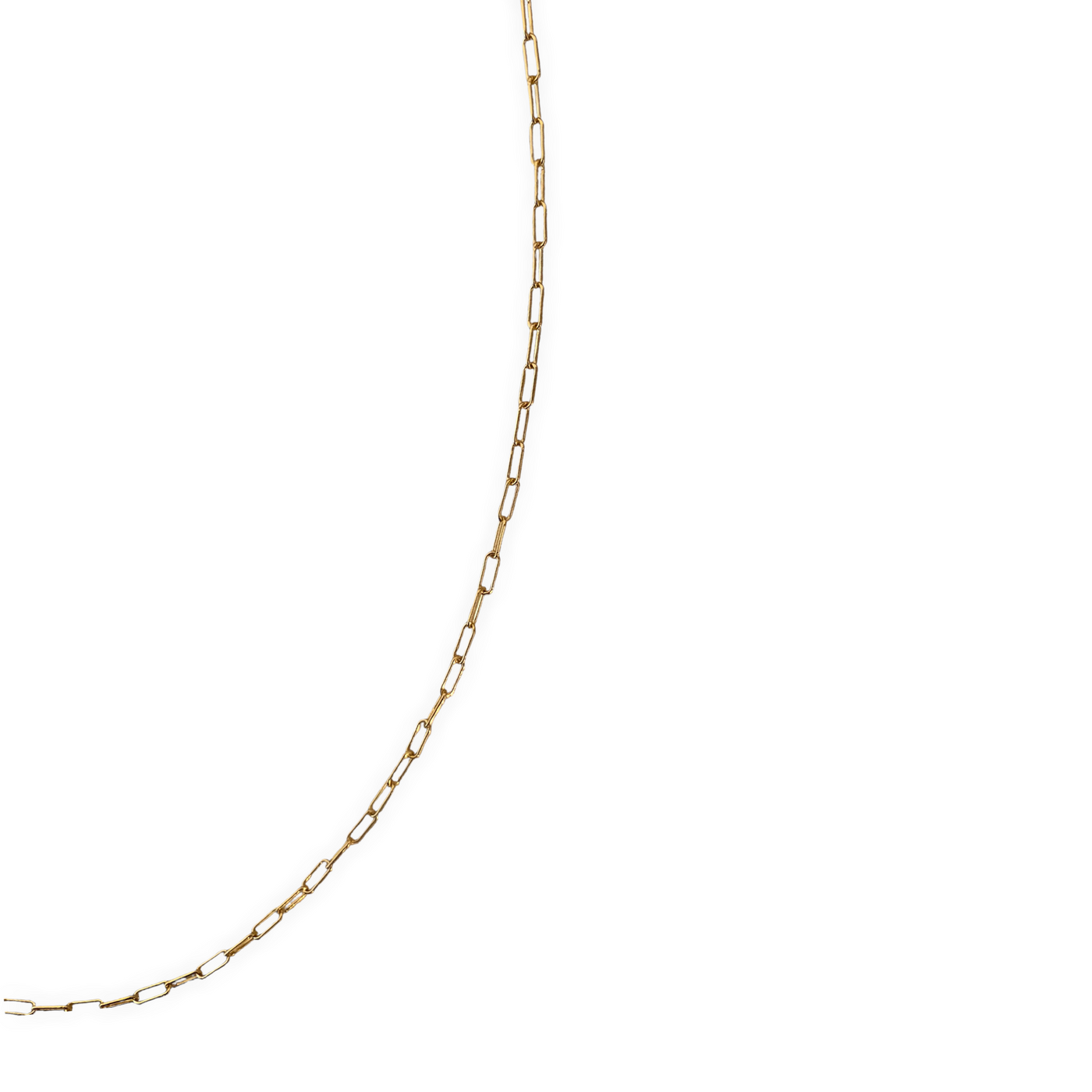 Small Gold-Filled Paperclip Necklace