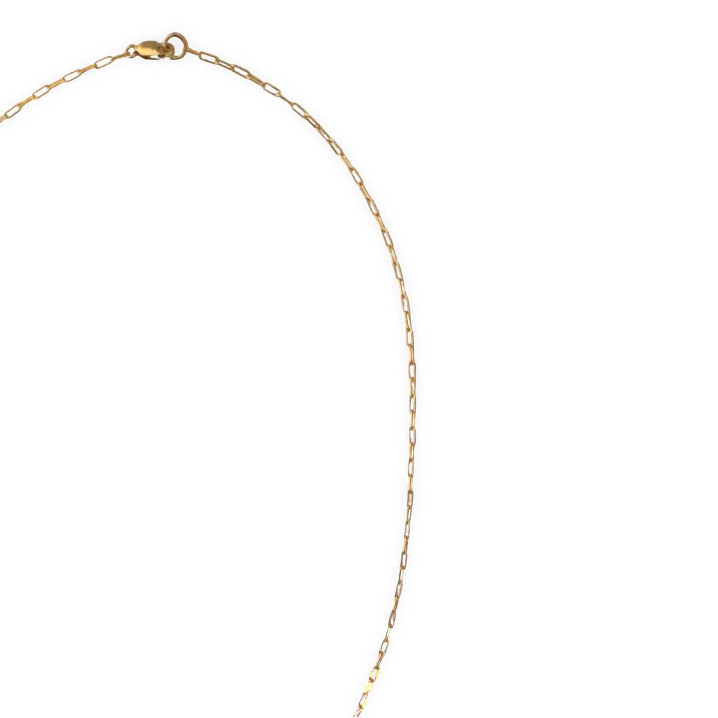 Small Gold-Filled Paperclip Necklace