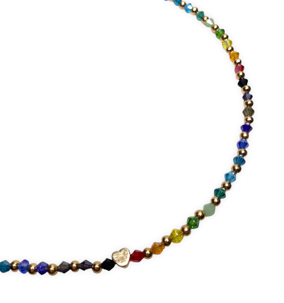 Golden Rainbow Necklace